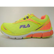 Helle Farbe Florescent Gelbe Sportschuhe